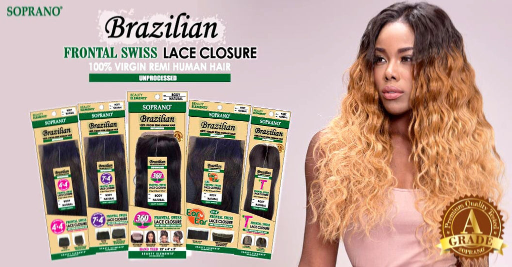 VIRGIN BRAZILIAN 100% HUMAN HAIR REMI T FRONTAL SWISS LACE