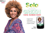 SOLO GREEN REMI  100% HUMAN HAIR AFRO CURL 8" https://www.alogorgeous.com